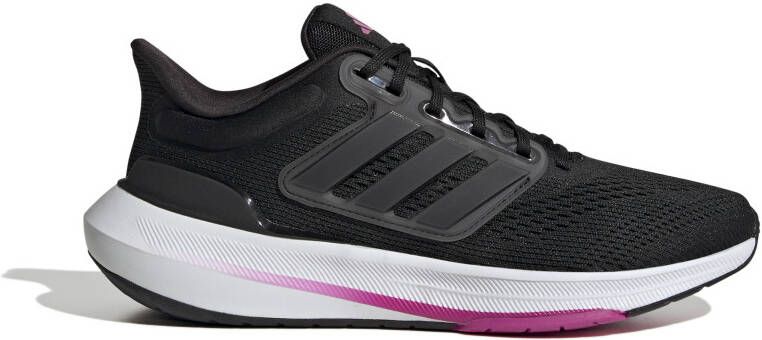 adidas Ultrabounce Hardloopschoenen Dames Zwart Wit Paars