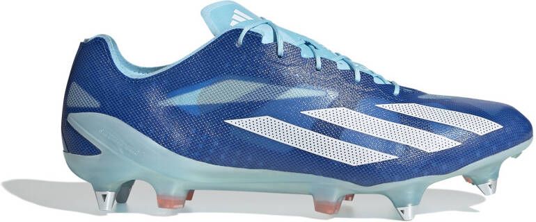 Adidas X Crazyfast+ IJzeren-Nop Voetbalschoenen (SG) Blauw Lichtblauw Wit