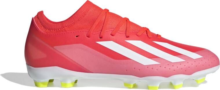 Adidas X Crazyfast League Gras Kunstgras Voetbalschoenen (MG) Felrood Wit Geel