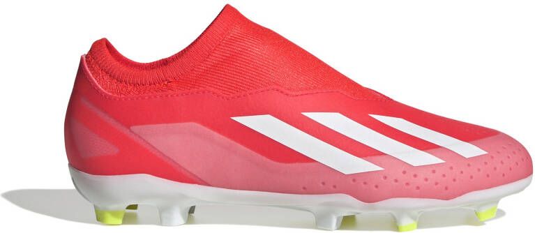 Adidas X Crazyfast League Laceless FG Junior Solar Red Cloud White Team Solar Yellow 2 Solar Red Cloud White Team Solar Yellow 2 - Foto 2