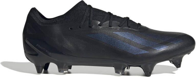 Adidas X Crazyfast.1 IJzeren-Nop Voetbalschoenen (SG) Zwart Donkerblauw