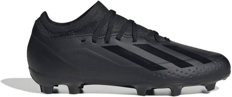 adidas X Crazyfast.3 Gras Voetbalschoenen (FG) Kids Zwart Antraciet
