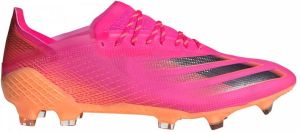 Adidas X Ghosted.1 Firm Ground Voetbalschoenen Shock Pink Core Black Screaming Orange