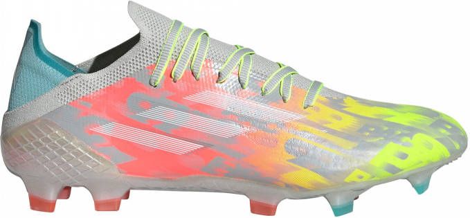 adidas X Speedflow.1 Gras Voetbalschoenen(FG)Grijs Wit Geel