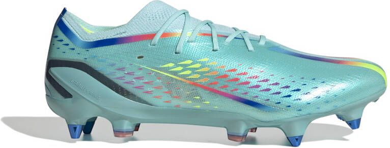 Adidas X Speedportal.1 IJzeren-Nop Voetbalschoenen (SG) Blauw Rood Geel - Foto 2