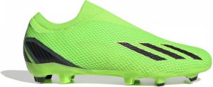Adidas X Speedportal.3 Veterloze Gras Voetbalschoenen(FG)Groen Zwart Geel