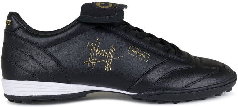 Cruyff Retro Turf Voetbalschoenen (TF) Zwart Goud