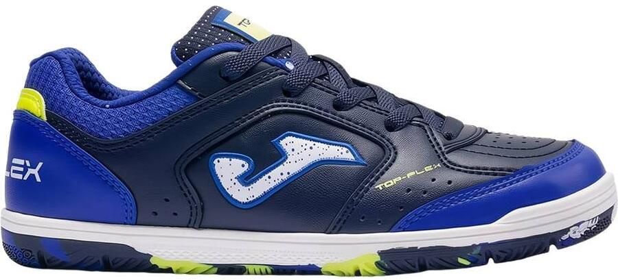 Joma Top Flex Zaalvoetbalschoenen (IN) Kids Donkerblauw Blauw Geel
