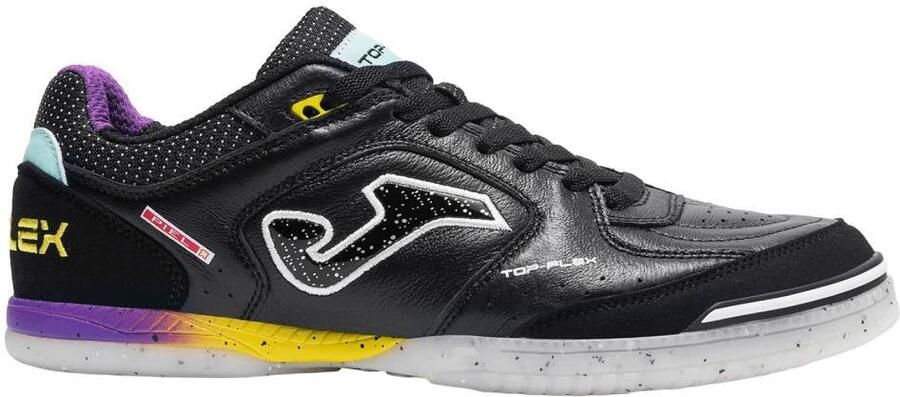 Joma Top Flex Zaalvoetbalschoenen (IN) Zwart Geel Paars