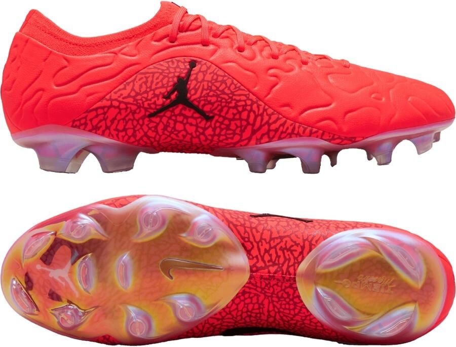 Nike Jordan Tiempo Maestro Elite SE Gras Voetbalschoenen (FG) Felrood Zwart
