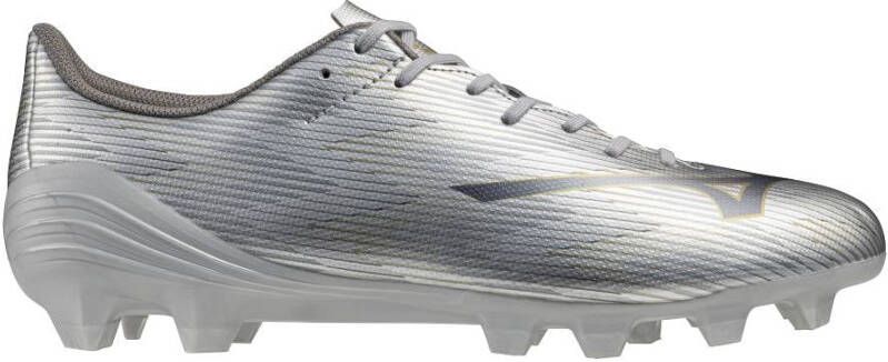 Mizuno Alpha II Select Gras Voetbalschoenen (FG) Zilver Grijs Goud