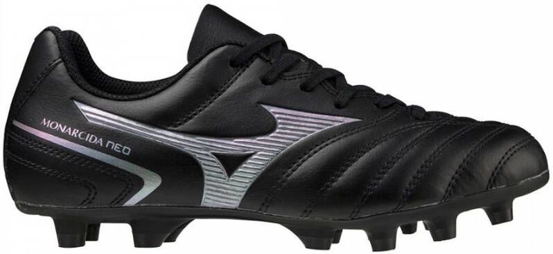 Mizuno Monarcida Neo II Select Club Gras Voetbalschoenen (FG) Kids Zwart