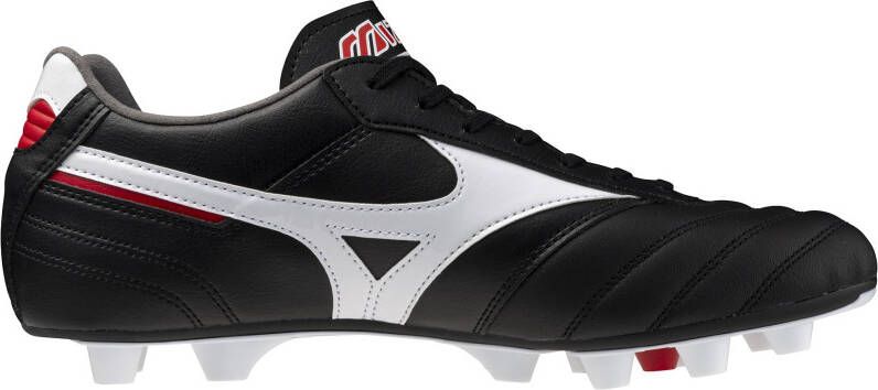 Mizuno Morelia II Pro Gras Kunstgras Voetbalschoenen (MG) Zwart Wit Rood