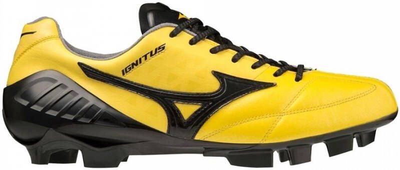 Mizuno Wave Ignitus Japan Sergio Ramos Gras Voetbalschoenen (FG) Geel Zwart  - Schoenen.nl