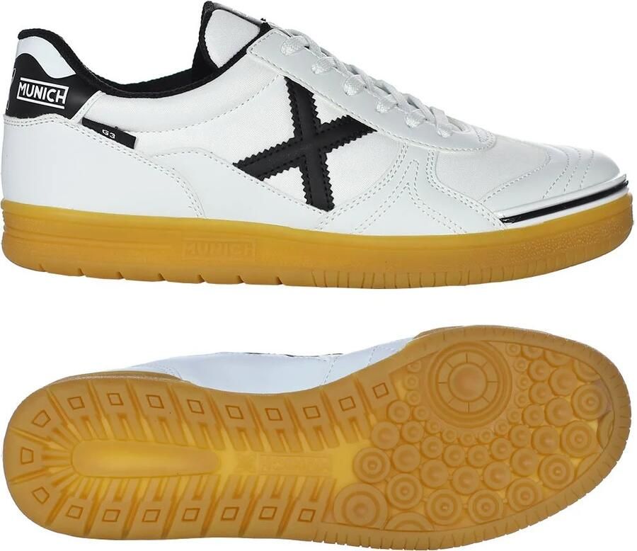 Munich G3 Zaalvoetbalschoenen Wit Zwart