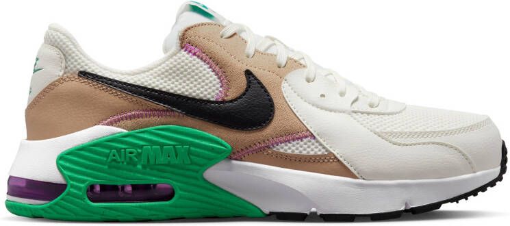 Nike Air Max Excee Sneakers Lichtbruin Groen Paars