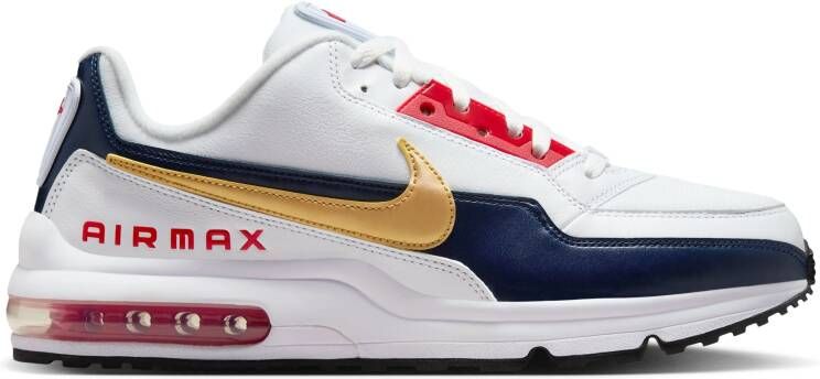 Nike Air Max Limited 3 Premium Sneakers Wit Donkerblauw Rood Geel