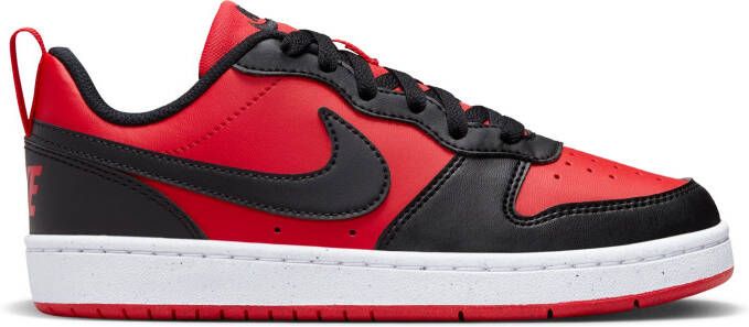 Nike Court Borough Low Recraft Sneakers Kids Rood Zwart Wit