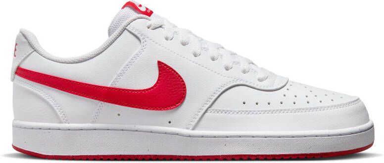 Nike Court Vision Low Next Nature Sneakers Wit Rood