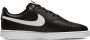 Nike Court Vision Low Sneakers Black White-Photon Dust - Thumbnail 14