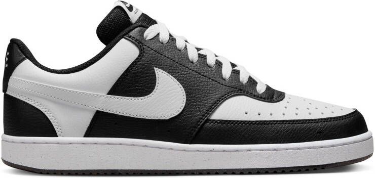 Nike Court Vision Low Sneakers Zwart Wit Zwart