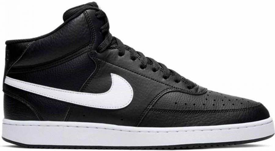 Nike Court Vision Mid Sneakers Zwart Wit