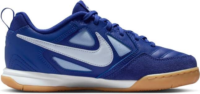 Nike Gato Zaalvoetbalschoenen (IN) Kids Donkerblauw Lichtblauw Wit