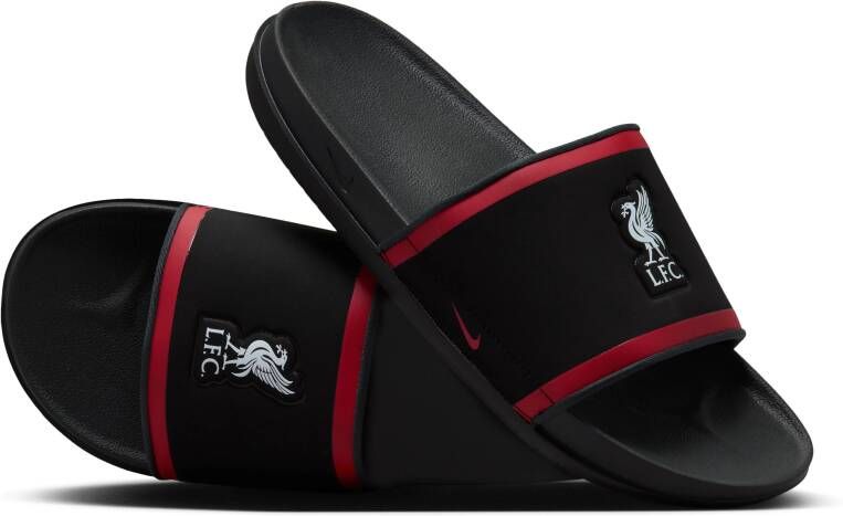 Nike Liverpool Slippers 2024-2025 Zwart Rood Grijs