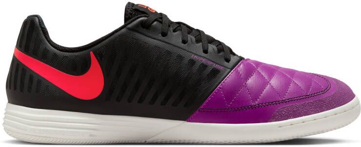 Nike Lunar Gato II Zaalvoetbalschoenen (IN) Zwart Paars Rood