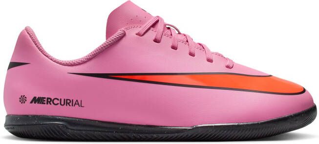 Nike Mercurial Vapor 16 Club Zaalvoetbalschoenen (IN) Kids Roze Felrood Lichtblauw