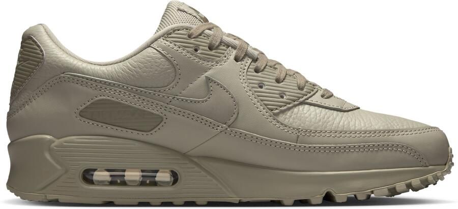Nike Air Max 90 Sneakers Heren Grijs Mesh Synthetisch