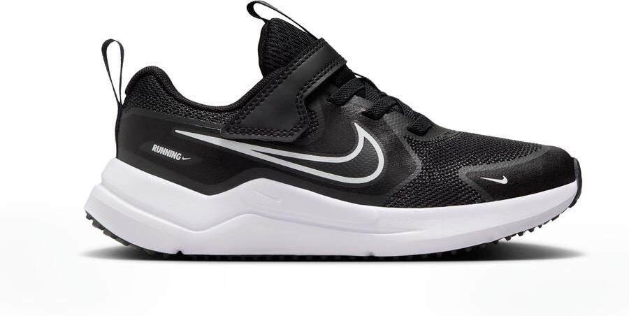 Nike Cosmic Runner Hardloopschoenen Kleuters Zwart Wit Antraciet