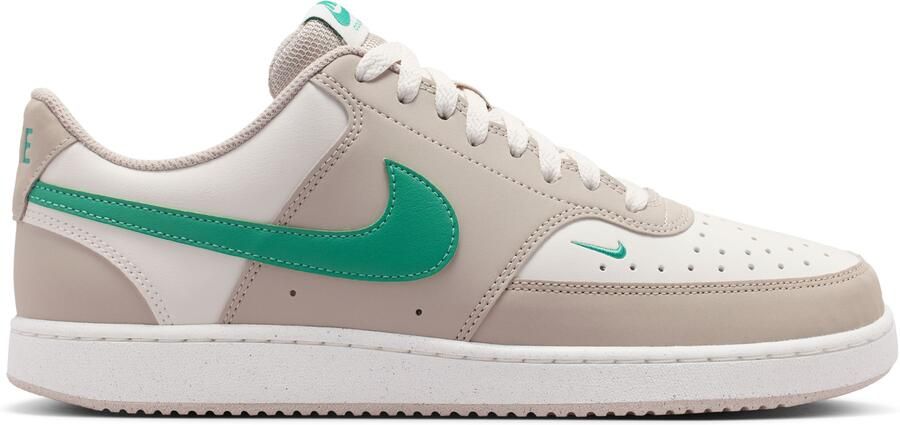 Nike Court Vision Low Sneakers Beige Groen Crèmewit