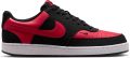 Nike Court Vision Low Sneakers Zwart Rood Wit - Zwart