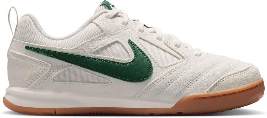 Nike Gato Zaalvoetbalschoenen (IN) Kids Wit Donkergroen Bruin