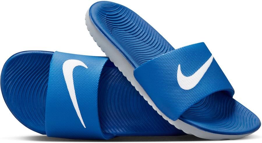 Nike "Synthetische Sliders voor " Blauw