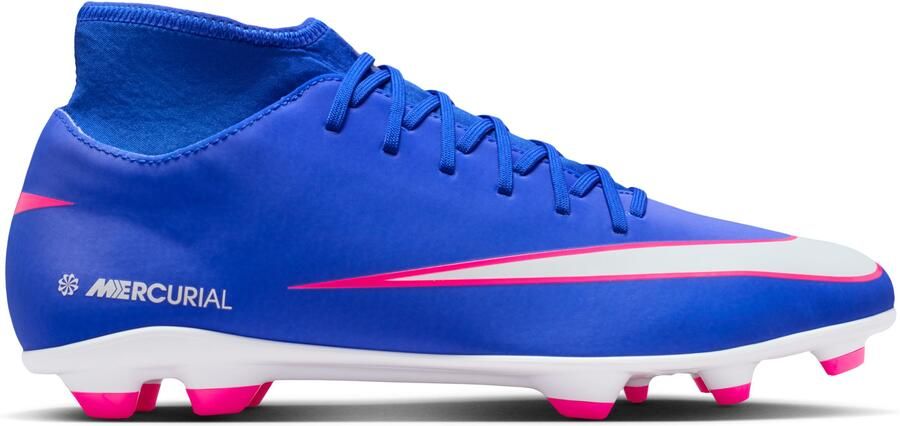 Nike Mercurial Superfly 10 Club Gras Kunstgras Voetbalschoenen (MG) Blauw Wit Felroze
