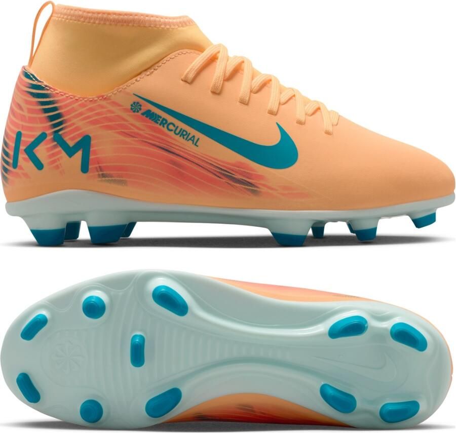 Nike Jr. Mercurial Superfly 10 Club 'Kylian Mbappé' high top voetbalschoenen voor kleuters kids (meerdere ondergronden) Oranje - Foto 5