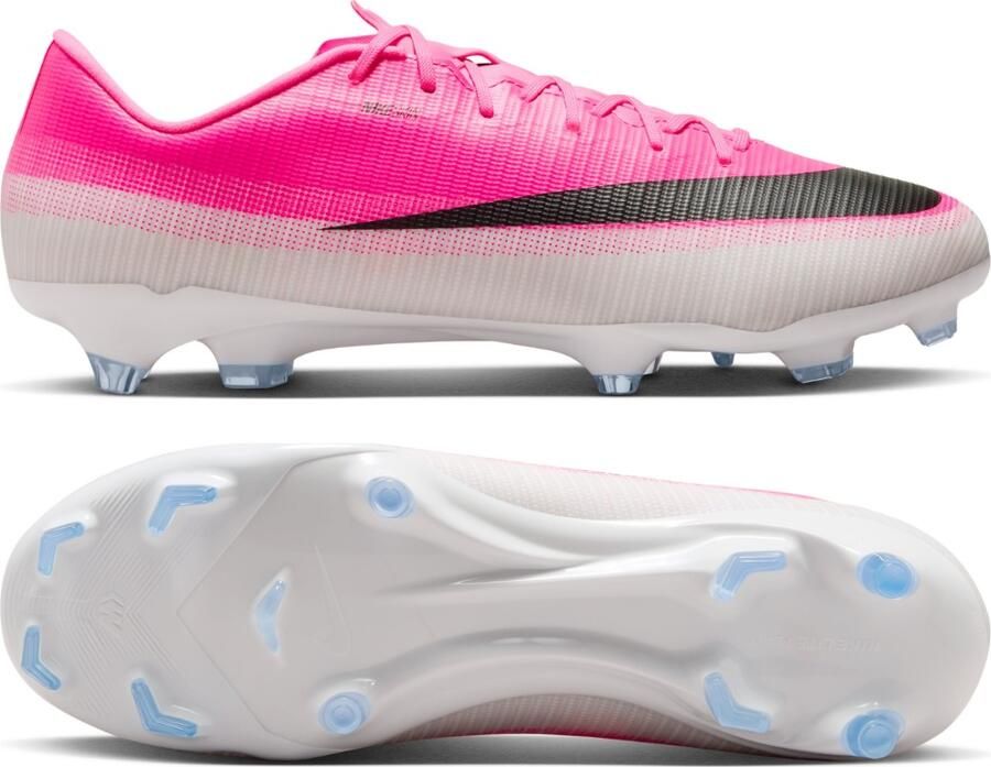 Nike Mercurial Vapor 17 Academy Gras Kunstgras Voetbalschoenen (MG) Felroze Wit Zwart