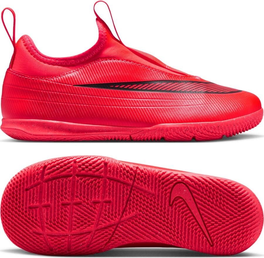Nike Mercurial Vapor 17 Club Flex Zaalvoetbalschoenen (IN) Kids Felrood Zwart Goud