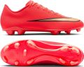 Nike Mercurial Vapor 17 Club Gras Kunstgras Voetbalschoenen (MG) Felrood Zwart Goud - Rood