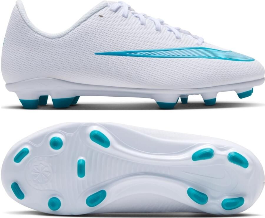 Nike Mercurial Vapor 17 Club Gras Kunstgras Voetbalschoenen (MG) Kids Wit Turquoise