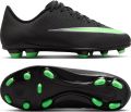 Nike Mercurial Vapor 17 Club Gras Kunstgras Voetbalschoenen (MG) Kids Zwart Felgroen Zilvergrijs - Zwart