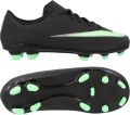 Nike Mercurial Vapor 17 Club Gras Kunstgras Voetbalschoenen (MG) Peuters Kleuters Zwart Felgroen Zilvergrijs - Zwart