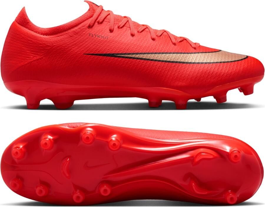 Nike Mercurial Vapor 17 Pro Kunstgras Voetbalschoenen (AG) Felrood Zwart Goud