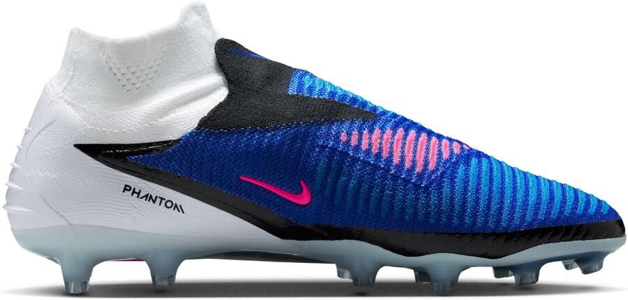 Nike Phantom 6 High Elite Kunstgras Voetbalschoenen (AG) Blauw Wit Felroze - Foto 5