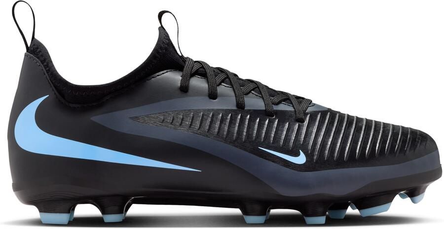 Nike Jr. Phantom 6 Low Academy voetbalschoenen voor kids (meerdere ondergronden) Zwart - Foto 2