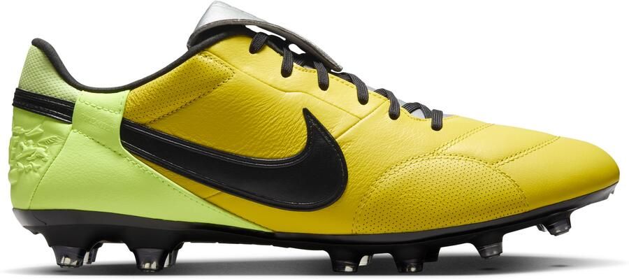 Nike Premier III Gras Voetbalschoenen (FG) Geel Zwart Neongeel