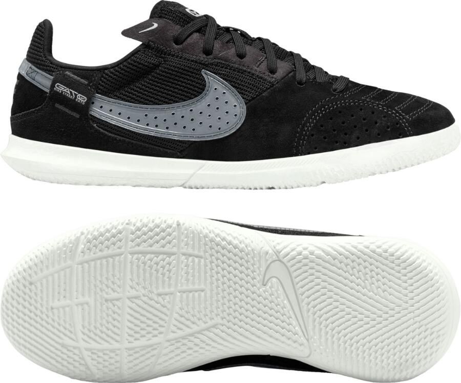 Nike Jr. Streetgato low top voetbalschoenen voor kleuters kids Zwart - Foto 3
