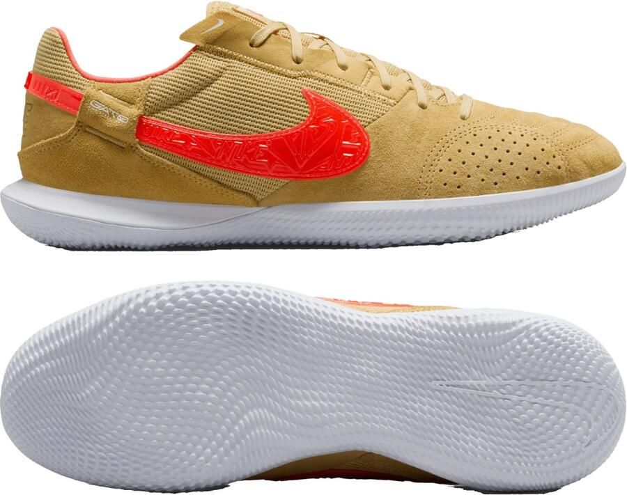 Nike Streetgato Straatvoetbalschoenen Goud Oranje Wit - Foto 2